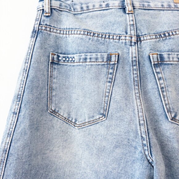 NEW Blank NYC Denim Barrel Jeans Light Wash Vintage Aesthetic, Size 26 - Picture 7 of 9